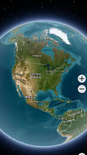 Wereldkaart - 3D Aarde screenshot