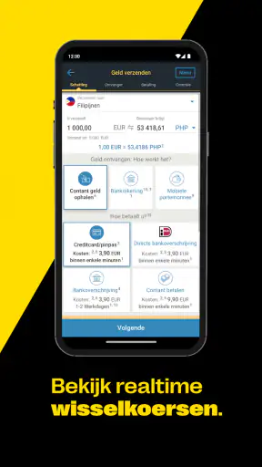 Western Union Nederland screenshot