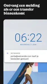 WeTransfer : Bestanden delen screenshot
