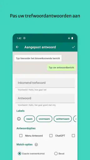 Whatauto - Auto antwoord screenshot