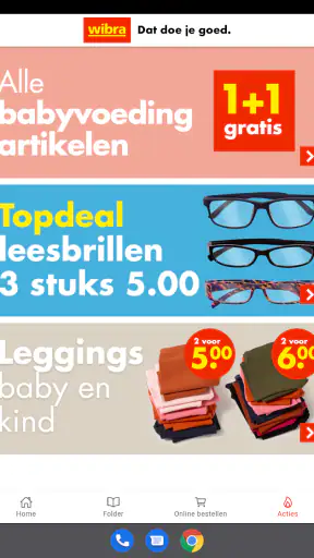 Wibra screenshot