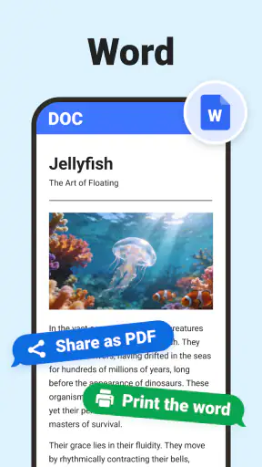 Word Reader - Docx/PDF Viewer screenshot