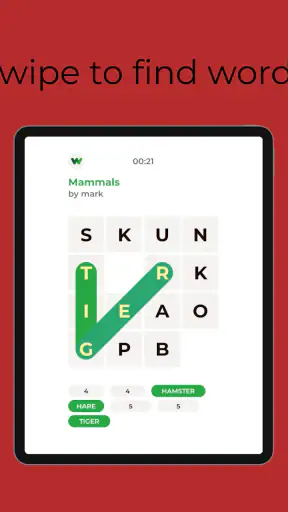 Word Salad: a daily puzzle screenshot