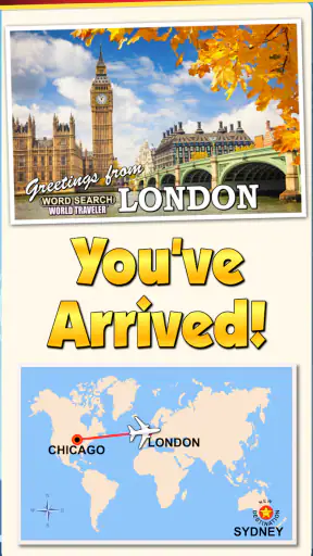 Word Search World Traveler screenshot