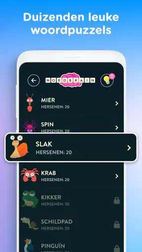 WordBrain screenshot