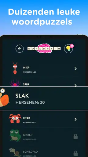 WordBrain screenshot