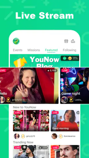 YouNow: Live Stream & Go Live screenshot