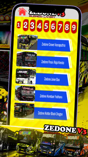 Zedone V3 Bus Mod Livery screenshot