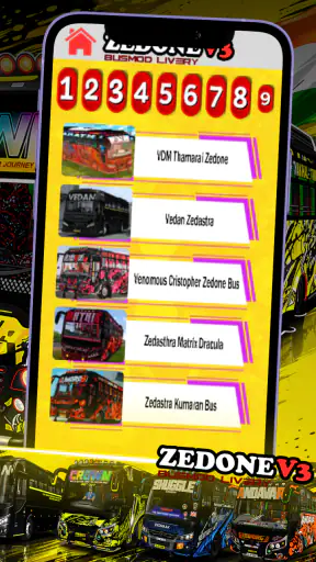 Zedone V3 Bus Mod Livery screenshot
