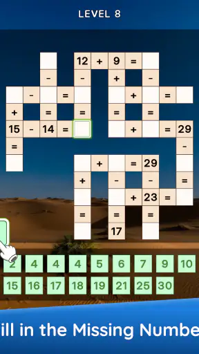 Zen Math Crossword screenshot