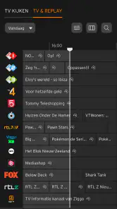 Ziggo GO TV screenshot