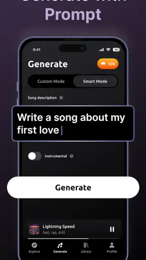 Zona AI Song & Music Generator screenshot