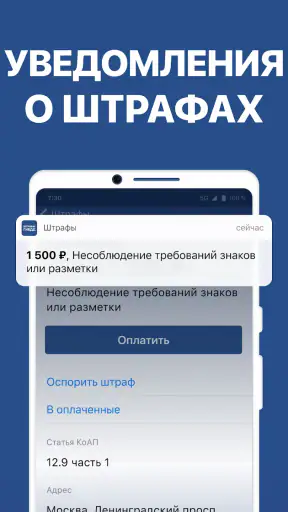 Штрафы ГИБДД с фото и ОСАГО screenshot