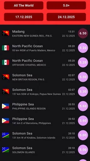 Earthquake Hub & Alerts screenshot