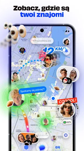 Bump - mapa dla znajomych screenshot