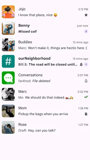 Conversations (Jabber / XMPP) screenshot