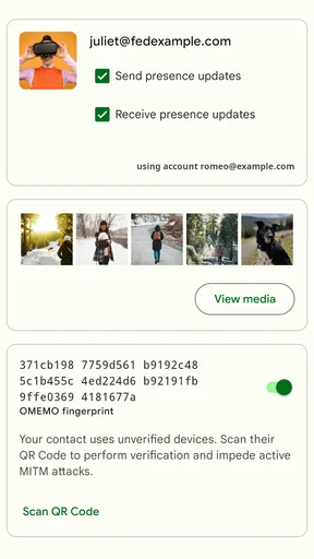 Conversations (Jabber / XMPP) screenshot