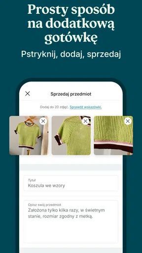 Vinted: handel z drugiej ręki screenshot