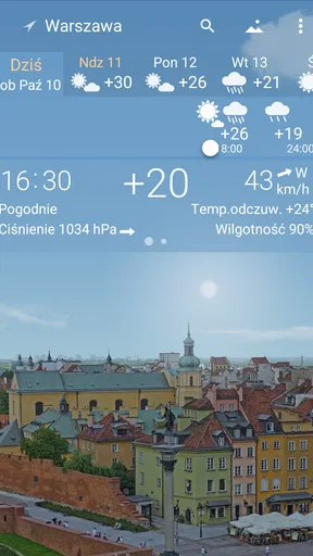 YoWindow Dokładna Pogoda screenshot