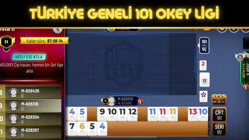 101 Yüzbir Okey Elit screenshot