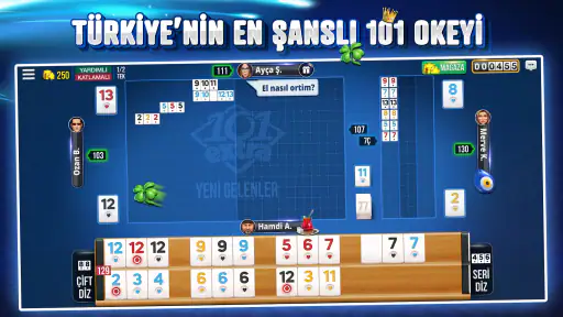 101 Yüzbir Okey Extra - Online screenshot