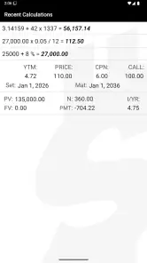 10bii Financial Calculator screenshot