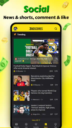 310Scores: Live Scores & News screenshot