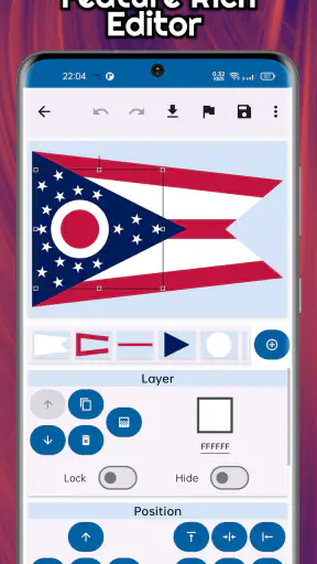 A+ Flag Maker screenshot