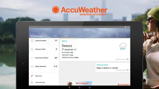 AccuWeather lokalna pogoda screenshot