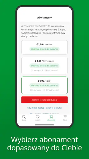 ACSI Kempingi Europa screenshot