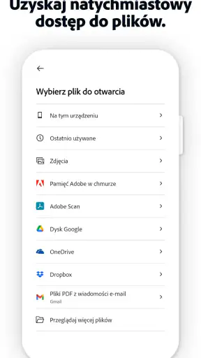 Adobe Acrobat Reader Pliki OCR screenshot