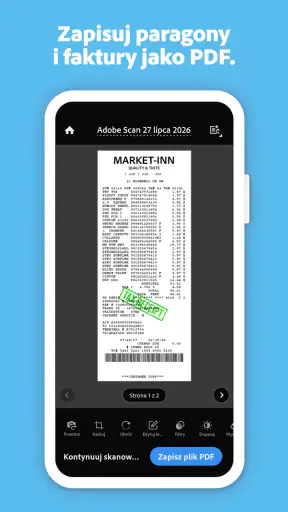 Adobe Scan: skaner PDF, OCR screenshot
