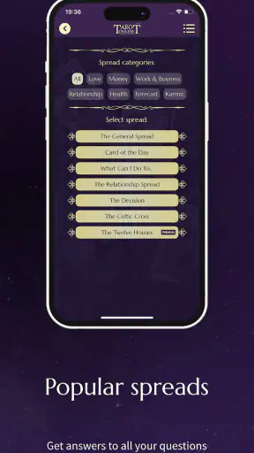 Advanced Tarot Online screenshot