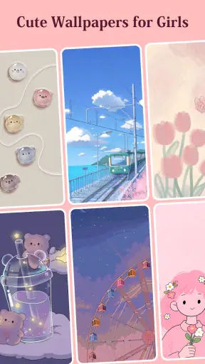 Aesthetic Wallpaper – Kawaii screenshot