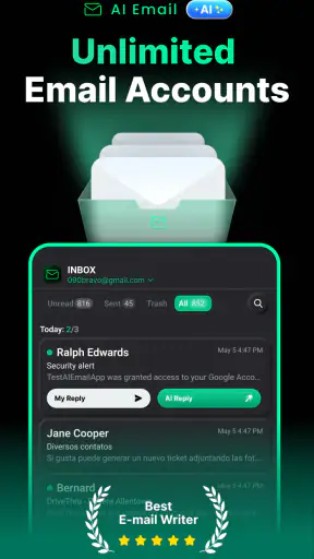 AI Email Assistant screenshot