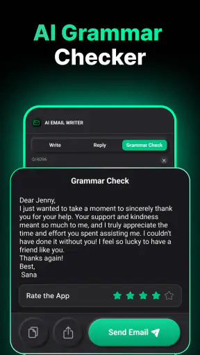 AI Email Assistant screenshot