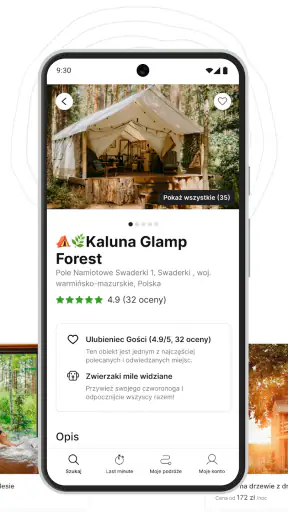 AlohaCamp - Noclegi w Naturze screenshot