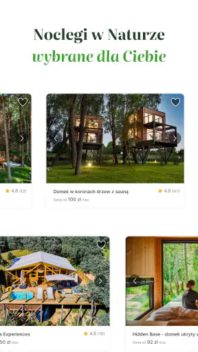 AlohaCamp - Noclegi w Naturze screenshot