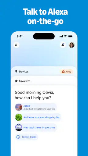 Amazon Alexa screenshot