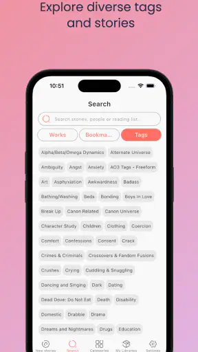 AO3 FanFic Reader - unofficial screenshot
