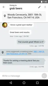 Aplikacja CouchSurfing screenshot