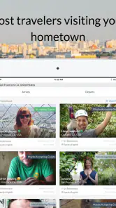Aplikacja CouchSurfing screenshot