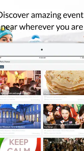 Aplikacja CouchSurfing screenshot