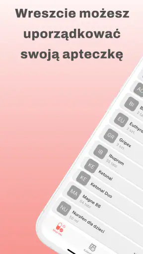 Aptecznik: organizer leków screenshot