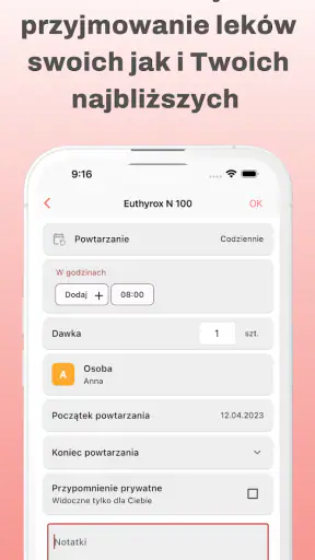 Aptecznik: organizer leków screenshot