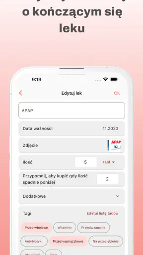 Aptecznik: organizer leków screenshot