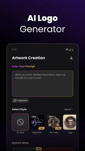 Arvin® - AI Logo Maker screenshot