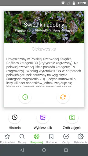 Atlas roślin offline screenshot