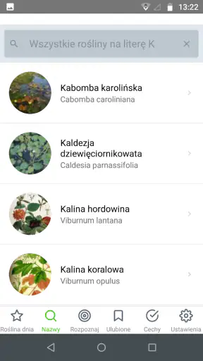 Atlas roślin offline screenshot