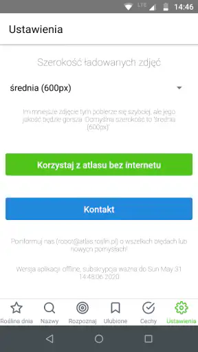 Atlas roślin offline screenshot